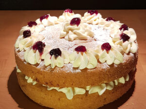 Blackcurrant and Custard Sandwich Cake Buy Online