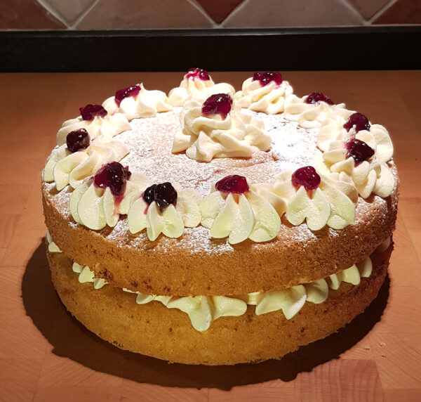 Blackcurrant and Custard Sandwich Cake Buy Online