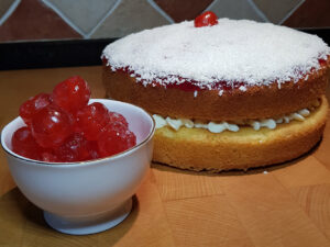 Jam & Coconut Sandwich Cake Buy Online